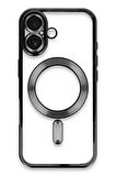 CPT50 iPhone 16 Plus Kılıf Kross Magneticsafe Kapak - Siyah