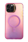 CPT50 iPhone 14 Pro Max Primera Magsafe Standlı Kapak - Pembe