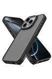 CPT50 iPhone 16 Pro Kılıf Elegant Kapak - Siyah