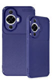CPT50 Huawei Nova 12S Kılıf Auto Focus Karbon Kapak - Lacivert