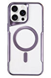 CPT50 iPhone 16 Pro Kılıf Boyi Magsafe Silikon Kapak - Derin Mor