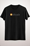 Unisex Siyah Bitcoin Btc Hodler V-neck T-shirt