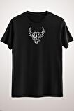 Unisex Siyah Bitcoin Bull Head Bull Run Bullish Essential T-shirt