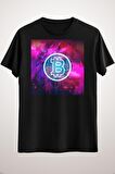 Unisex Siyah Bitcoin Classic T-shirt