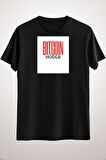 Unisex Siyah Cryptocurrency Bitcoin Shirt Classic T-shirt