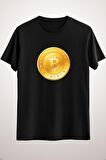 Unisex Siyah Bitcoin Logo Bitcoin Bitcoin Essential T-shirt