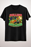 Unisex Siyah Bullish Divergence, Bootleg Design Premium T-shirt