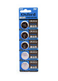 Oxford CR2032 3V Lityum Bios Baskül Terazi Pili 5’li Kartela 5 Adet