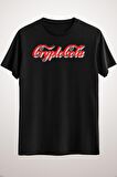 Unisex Siyah Cryptocola Essential T-shirt