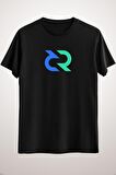 Unisex Siyah Decred Symbol Classic T-shirt