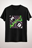 Unisex Siyah Doge Goes Cosmic Classic T-shirt