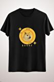 Unisex Siyah Dogecoın Classic T-shirt