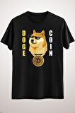 Unisex Siyah Dogecoin Cryptocurrency Thug Doge Gansta Crypto Altcoin Long Sleeve T-shirt