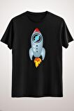 Unisex Siyah Electroneum - Etn To The Moon.... Classic T-shirt