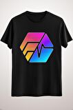 Unisex Siyah Hex Pulse Chain Classic T-shirt