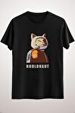Unisex Siyah Hodlonaut Classic T-shirt