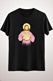 Unisex Siyah Jesus Christ Bitcoin Cryptocurrency Classic T-shirt
