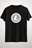 Unisex Siyah Litecoin Cryptocurrency Hodl Essential T-shirt