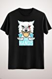 Unisex Siyah Saıtama Inu Dıamond Hands Classic T-shirt