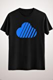 Unisex Siyah Skycoin Sky Crypto Currency Icon Classic T-shirt