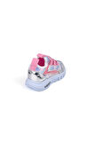 Kız Bebe Pembe Işıklı Bağcıksız Rahat Kalıp Sneaker Spor Ayakkabı