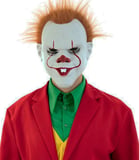 Stephen King&amp;#39;s Korkutucu Joker Maske 31x22 Cm