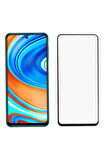 Xiaomi Redmi Note 9 Pro Uyumlu Siyah Seramik Nano Ekran Koruyucu Tam Kaplayan Kırılmaz Esnek Cam