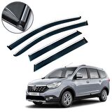 Dacia Lodgy Krom Çıtalı Cam Rüzgarlığı 2013 Sonrası (4 lü)