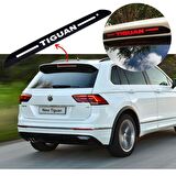 Vw Tiguan Karbon Arka Fren Stop Lambası Sticker 2017-