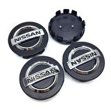 Nissan Qashqai-Juke Jant Göbeği Siyah 48-54mm