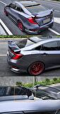 Honda Civic FC5 Uyumlu Cam Üstü RS Spoiler Piano Black