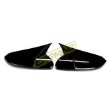 Honda Civic FC5 Uyumlu Batman Yarasa Ayna Kapağı Piano Black