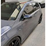 Vw Golf 7 - 7,5  Batman Yarasa Ayna Kapağı Piano Black