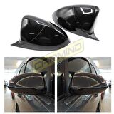 Opel Corsa D Batman Yarasa Ayna Kapağı Piano Black 2006-2014
