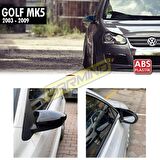 Vw Golf 5 Batman Yarasa Ayna Kapağı Piano Black 2003-2009