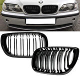 Bmw E46 Ön Panjur Izgara Piano Black 2002-2004