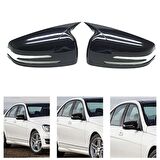 Mercedes C Serisi W204 Batman Ayna Kapağı Piano Black 2007-2013