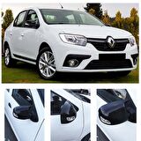 Renault Symbol Batman Yarasa Ayna Kapağı Piano Black 2013-2020