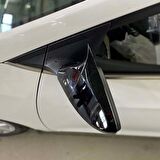 Hyundai İ30 Batman Yarasa Ayna Kapağı Piano Black 2011-2017