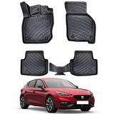 Seat Leon 3D Havuzlu Paspas 2021- (Otomatik Vites)