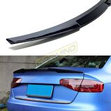 Audi A4 B8.5 Bagaj Üstü M4 Spoiler Piano Black 2013-2016