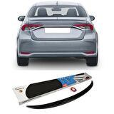 Toyota Corolla Bagaj Üstü Piano Black Spoiler 2018-2021 Sunplex