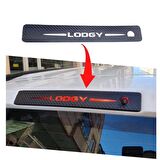 Dacia Lodgy Karbon Arka Fren Stop Lambası Sticker