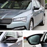 Skoda Superb Batman Ayna Kapağı Piano Black 2015-2021