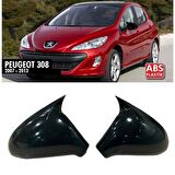 Peugeot 308 Batman Yarasa Ayna Kapağı Piano Black 2007-2013
