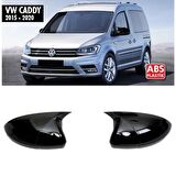 Vw Caddy Batman Yarasa Ayna Kapağı Piano Black 2015-2020
