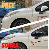 Peugeot 207 Batman Yarasa Ayna Kapağı Piano Black 2006-2012