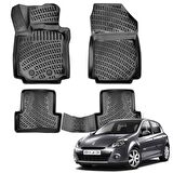 Renault Clio 3 3D Havuzlu Paspas 2005-2012