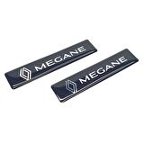 Renault Megane Yan Çamurluk Bagaj Damla Logo Sticker