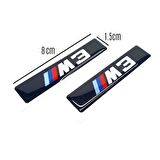 Bmw M3 Yan Çamurluk Bagaj Damla Logo Sticker